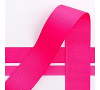 Italian Options Nastro in grosgrain, 25 mm x 10 m, colore: rosa scioccante