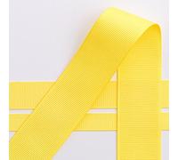 Italian Options Nastro in grosgrain, rotolo da 25 mm x 10 m, giallo