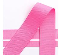 Italian Options Nastro in grosgrain, rotolo da 25 mm x 10 m, rosa acceso