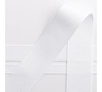 Italian Options Nastro in grosgrain, rotolo da 38 mm x 10 m, bianco