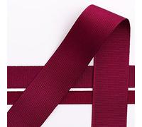 Italian Options Nastro in grosgrain, rotolo da 38 mm x 10 m, colore: Borgogna