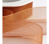 Italian Options Nastro in organza, 15 mm x 20 m, colore: albicocca Spice