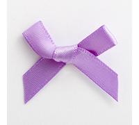 Italian Options Satin Craft - Fiocchi da 100 pezzi, larghezza fiocco, 3 cm, lilla