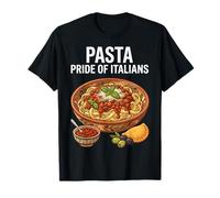 Italian Pasta Pride Spaghetti Bolognese Piatto Maglietta