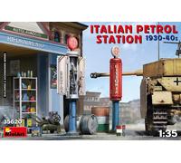 Italian Petrol Station 1930-40s Diorama 1:35 Plastic Model Kit MINIART