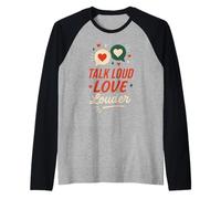 Italian Pride Loud Pasta Cultura Patrimonio Famiglia Umorismo Maglia con Maniche Raglan
