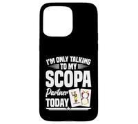 Italian Scopa Cards Giocatore di Carte Italiano Talking Scopa Custodia per iPhone 15 Pro Max
