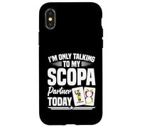 Italian Scopa Cards Giocatore di Carte Italiano Talking Scopa Custodia per iPhone X/XS