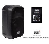 Italian Stage IS SPX10A Cassa Attiva 300w 10" e Peak spl 125 dB, Nero