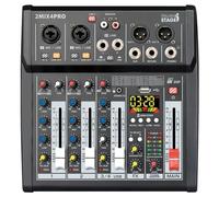 Italian Stage Mixer audio IS 2MIX4PRO - 4 canali, DSP Multi FX, Bluetooth
