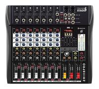 ITALIAN STAGE IS 2MIX8PRO mixer con effetti usb bluetooth x live studio karaoke