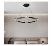 Italian Style Living Room Chandelier Modern Minimalist Hexagonal Hanging Lamps Designer Dining Room Chandelier Lighting Fixtures