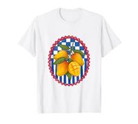 Italian Summer Mangos Fruit Beachy Coastal Botanical Decor Maglietta