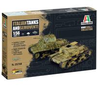 Italeri 25768 1:56 Carri armati italiani & Semoventi - modellismo, kit da costru