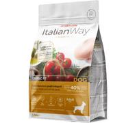 ITALIAN WAY Cane Mini Classic Fit con Carni Bianche e Piselli Integrali 1.5KG