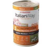 Italian Way Cane Umido Hypoallergenic 100% Maiale Grain Free Lattina 400g