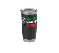 Italian Wireless Signal Connessione A Internet Gesto Manuale Bicchiere termico in acciaio inox doppia parete