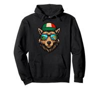 Italian Wolf Italia Italia Costiera Amalfitana Riflessi Felpa con Cappuccio