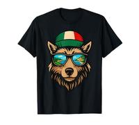 Italian Wolf Italia Italia Costiera Amalfitana Riflessi Maglietta