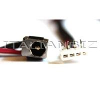 ITALIANBIZ DC Power Jack PJ-191 con Cavo Alimentazione per Notebook Serie Compatibile con Toshiba A500 L455 L555
