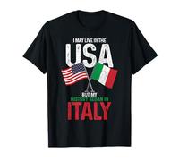 Italiano Americano La Mia Storia Iniziata In Italia Orgoglio Vintage Maglietta