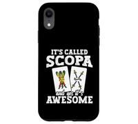 Italiano Appassionato di Gioco di Carte Giocatore Impressionante Scopa Custodia per iPhone XR