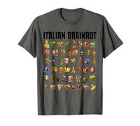 Italiano Brainrot Italiano Brainrot Funny Memes Gen-Z 2025 Maglietta