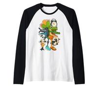 Italiano Brainrot Meme 10Stage Combinato Caratteri Compilazione Maglia con Maniche Raglan