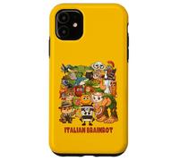 Italiano Brainrot Meme Compilazione Carino Accogliente Anime Style Bambini Custodia per iPhone 11
