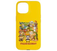 Italiano Brainrot Meme Compilazione Carino Accogliente Anime Style Bambini Custodia per iPhone 15