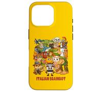 Italiano Brainrot Meme Compilazione Carino Accogliente Anime Style Bambini Custodia per iPhone 16 Pro