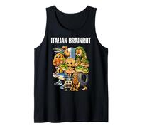 Italiano Brainrot Meme Personaggio Vintage Internet Umorismo Bambini Canotta