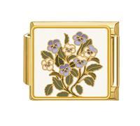 Italiano Charm Link Bracciale Gioielli Making Modulo Parte Fiori Di Accesso Temi Braccialetto Fabbricazione Rifornimenti Per I Componenti Tecnici Gioielli, Taglia unica, come descritto