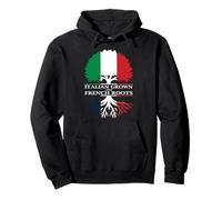 Italiano coltivato con radici francesi Felpa con Cappuccio