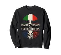 Italiano Coltivato Con Radici Francesi Italia Francia Heritage Felpa