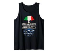 Italiano Coltivato Con Radici Greche Italia Grecia Heritage Canotta