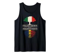 Italiano Coltivato Con Radici Moldave Italia Moldova Heritage Canotta
