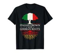 Italiano coltivato con radici tedesche Italia Germania Patrimonio Maglietta