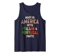 Italiano E Portoghese Made in America Mix Heritage Vintage Canotta