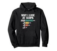 Italiano Game Lover Scopa Cards Player Why I Lose Scopa Felpa con Cappuccio