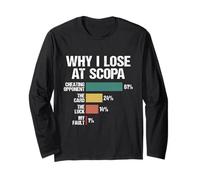 Italiano Game Lover Scopa Cards Player Why I Lose Scopa Maglia a Manica