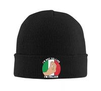 Italiano Gesto della Mano Cantare Lingua Divertente Italia Bandiera Beanie Berretto di Moda Adulto Outdoor Skullies Berretti Autunno Design Beanie Cappello