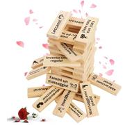 Italiano Gioco Super Naughty Block Tower - Giochi di Coppia Lust Tower,Giochi Erotiici Coppie,Giochi di Coppia per Adulti, Giochi hot per coppie adulti,48 pezziNEW2