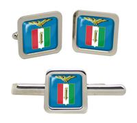 Italiano Sociale Repubblica Quadrato Gemelli E Fermacravatta Set