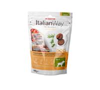 ItalianWay snack per cani Miniburger Grain Free 60 gr - Pollo con pomodoro - 1° ORDINE? scegli lo sconto BZR5 / BZR20 + 200 punti fedeltà