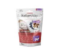 ItalianWay snack per gatti Pillows Grain Free 60 gr Manzo, latte e mirtilli - 1° ORDINE? scegli lo sconto BZR5 / BZR20 + 200 punti fedeltà