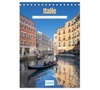 Italie - Des Dolomites à la côte amalfitaine (Calendrier de bureau 2026 DIN A5 horizontal), CALVENDO calendrier mensuel: Photos de villes et de ... de l'Italie jusqu'à la côte amalfitaine.