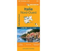 Italie Nord-Ouest 11561: Wegenkaart Schaal 1 : 400.000