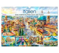 Italien. Eine malerische Reise durch den Süden (Wandkalender 2027 DIN A3 quer),