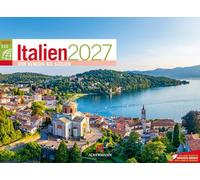 Italien ReiseLust Kalender 2027 | von Venedig bis Sizilien | Geschmackvoller Reise-Kalender im Querformat (45x33 cm) | Toskana, Rom, Sardinien